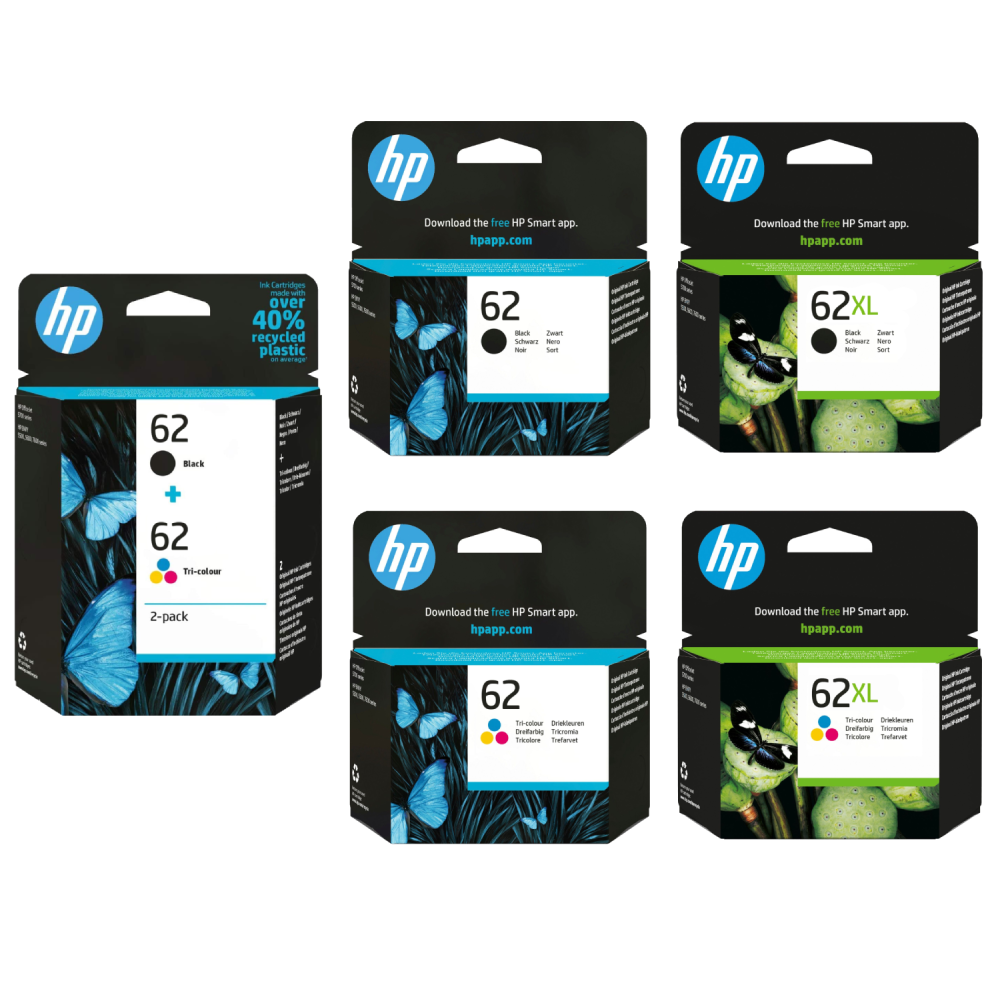 HP 62 Ink Cartridges – WonnaPrint