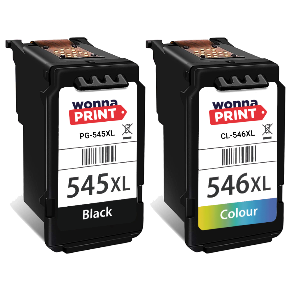 Compatible Canon PG-545XL Black and CL-546XL Colour High Capacity Ink Cartridges