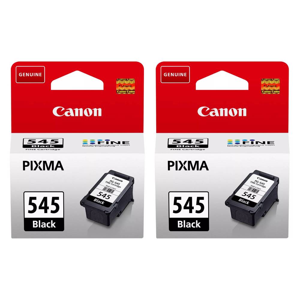 Canon PG-545 Black Ink Cartridge Twin Pack (Original)