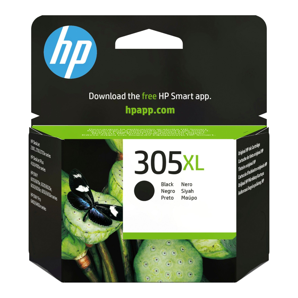 HP 305XL Black High Capacity Ink Cartridge (Original)