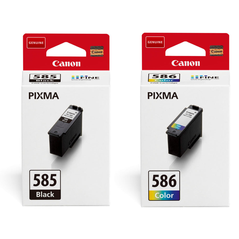 Canon PG-585 Black and CL-586 Colour Ink Cartridge Multipack