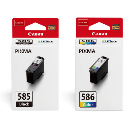 Canon PG-585 Black and CL-586 Colour Ink Cartridge Multipack