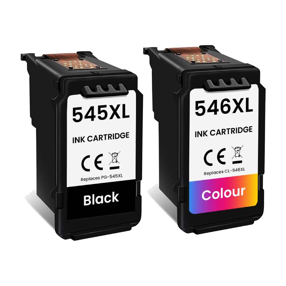 Compatible Canon PG-545XL Black and CL-546XL Colour High Capacity Ink Cartridge Multipack