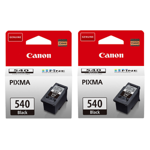 Canon PG-540 Black Ink Cartridge Twin Pack (Original)