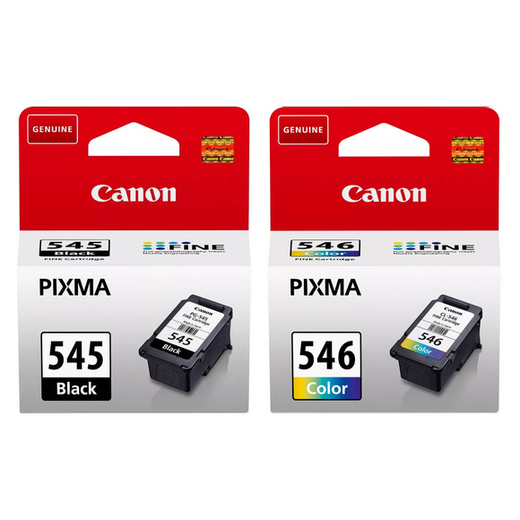 Canon PG-545/CL-546 Multipack - 2 Ink Cartridge Full Set (Original)