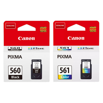 Canon PG-560 Black and CL-561 Colour Ink Cartridge Multipack