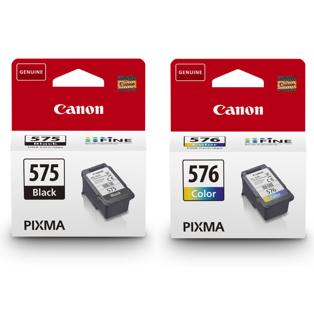 Canon PG-575 Black and CL-576 Colour Ink Cartridge Multipack
