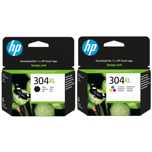 HP 304XL Black/Colour Multipack - Full Set of 2 Ink Cartridges (Original)