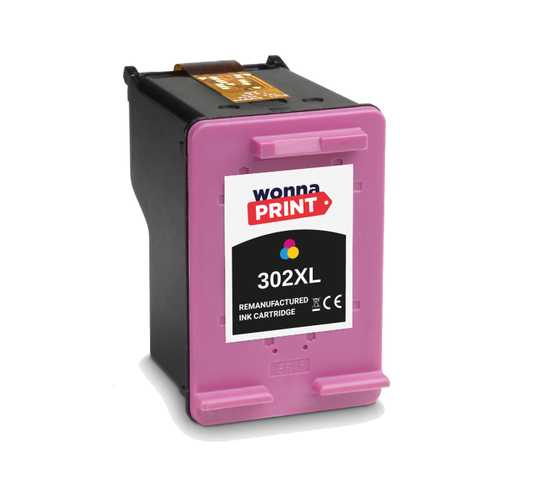 Remanufactured HP 302XL Colour High Capacity Ink Cartridge