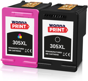 Remanufactured HP 305XL Black and Colour High Capacity Ink Cartridges