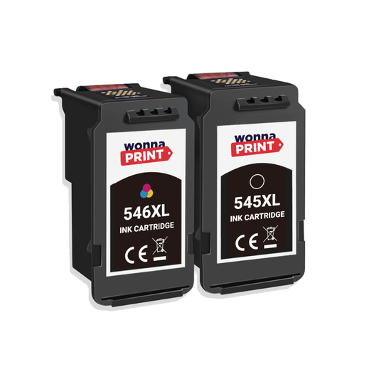 Compatible Canon PG-545XL Black and CL-546XL Colour High Capacity Ink Cartridges