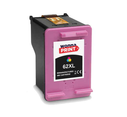 Remanufactured HP 62XL Colour High Capacity Ink Cartridge