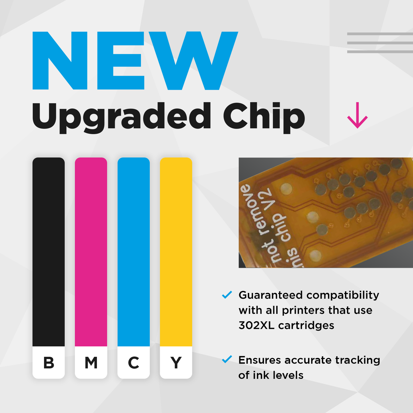 Remanufactured HP 302XL Black/Colour High Capacity Ink Cartridges