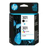 HP 301 Original Black and Colour Ink Cartridges | N9J72AE