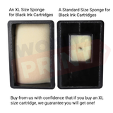 2x Remanufactured HP 62XL High Capacity Black Ink Cartridges